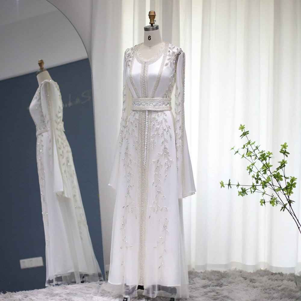Dubai Arabic Evening Gowns Party Formal Dress | Arabic Evening Dress Long  Sleeve - Evening Dresses - Aliexpress